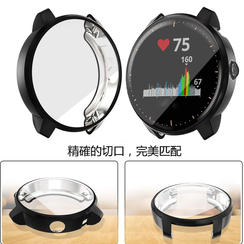 Ốp Lưng Nhựa Tpu Mềm Có Giá Đỡ Cho Đồng Hồ Thông Minh Garmin Vivoactive 3