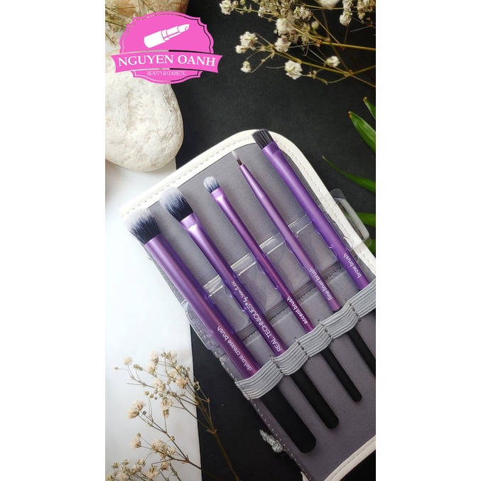 SET 5 CỌ TÍM TRANG ĐIỂM MẮT REAL TECHNIQUES STARTER CHÍNH HÃNG - 8923