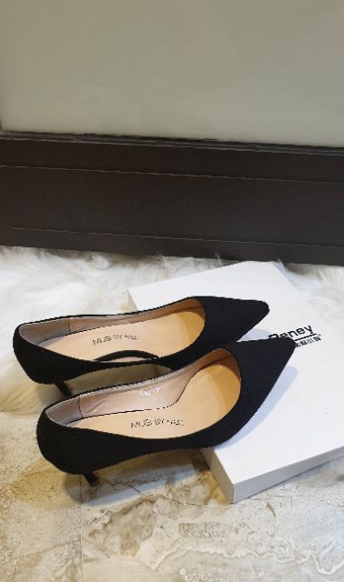 Giày cao gót 7cm da lộn hàng quảng châu cc