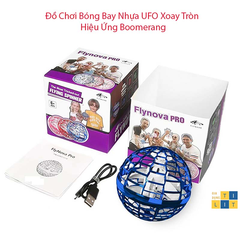 Bóng ma thuật UFO - Đồ Chơi Quả Bóng Bay Ufo Có Thể Xoay Được (Quả Cầu Ma Thuật )