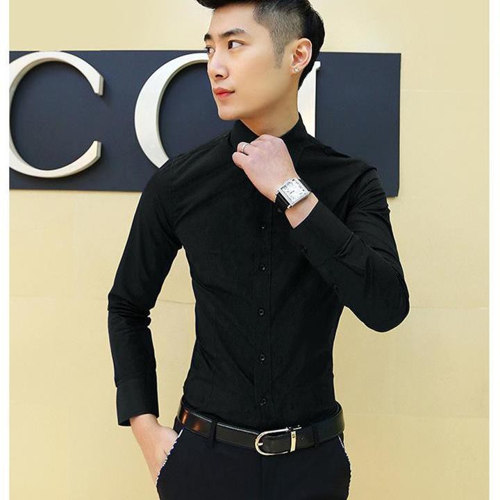 Áo sơ mi nam vải lụa
