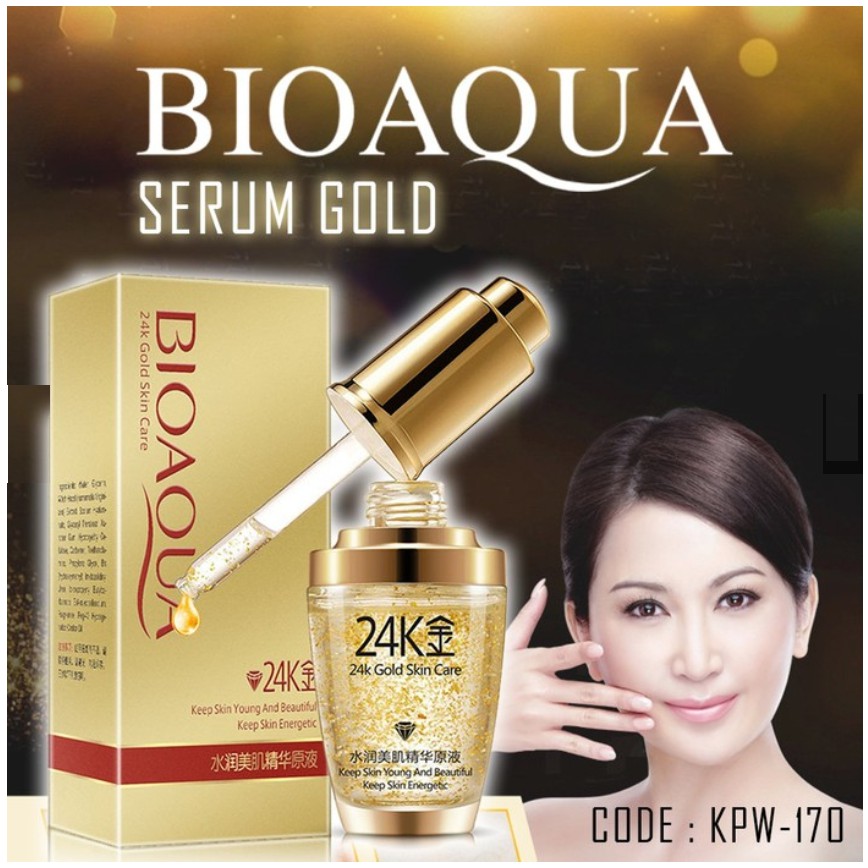 Serum 24k Gold Skincare dưỡng trắng của Bioaqua 30ml