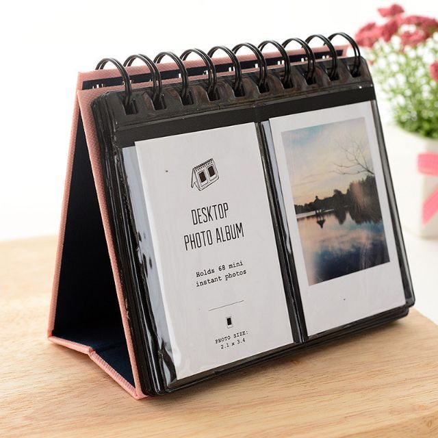 Album ảnh để bàn chứa 68 ảnh 6x9 hoặc cỡ ảnh 8x10 (để ảnh 6x9 ép plastic) sẵn hàng tại Tú Vy Studio