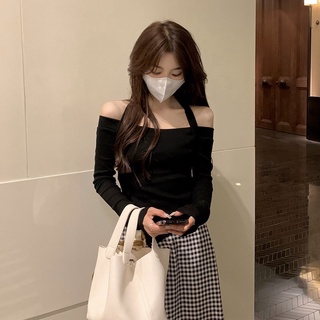 [ORDER - CÓ ẢNH THẬT] Áo croptop tay dài cổ yếm✨