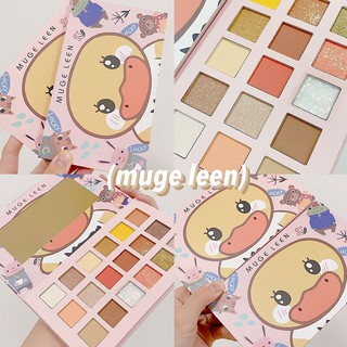 [Hàng mới về] Bảng Phấn Mắt Muge Leen 18 Màu Lì / Nhũ Ngọc Trai Kháng Nước Lâu Trôi Không Phai