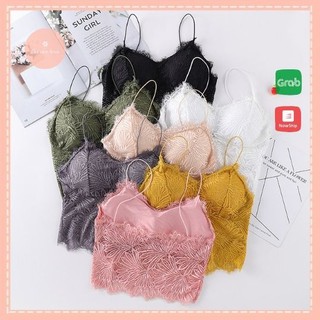 Áo croptop, bra dáng dài AB012, brallte ren lạ mắt cực đẹp, form đồ lót nội y quyển rũ, Queennga
