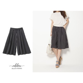 Quần Culottes ống rộng Đen Sọc Trắng CÁ TÍNH cho các NÀNG CÔNG SỞ