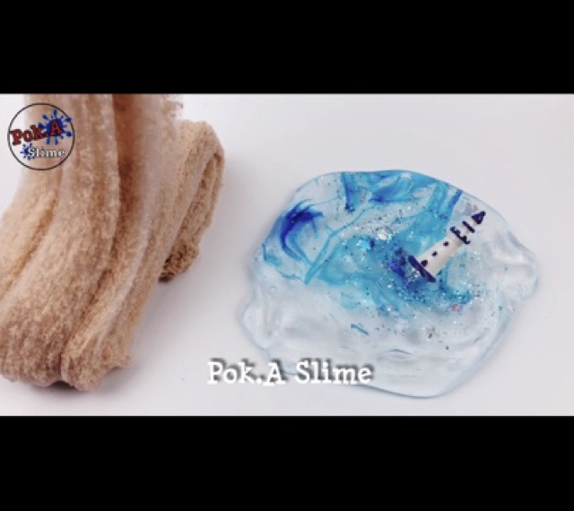 Slime Seashore Duo (Bộ đôi bờ biển) - chất clear slime, cloud slime)