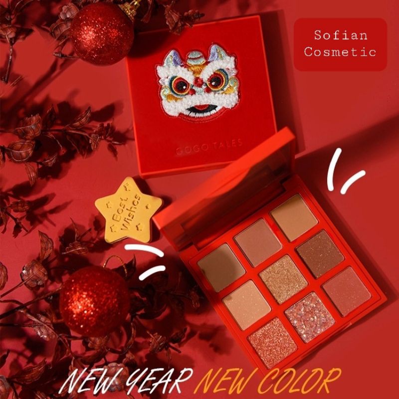 GOGO TALES - Bảng phấn mắt nội địa Trung GogoTales Admiring Velvet Eyeshadow Palette 9 màu nhũ lì, chống nước | BigBuy360 - bigbuy360.vn