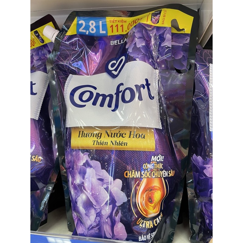 Nước xả vải comfort bella túi 2,8l