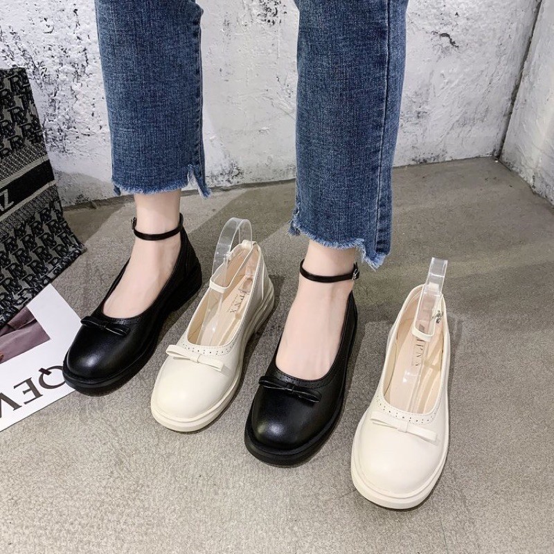 Giày búp bê marryjane nơ phong cách lolita G045 | BigBuy360 - bigbuy360.vn