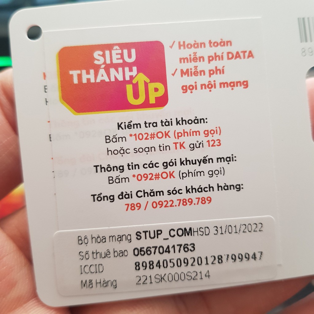 Sim Vietnam tạo fb,shope,zalo,sen,lad,gmail,mmo...