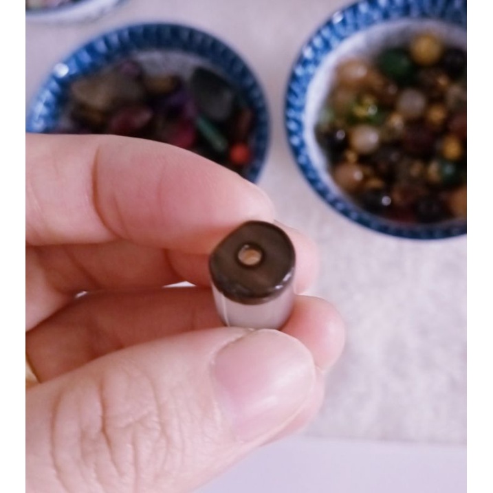 Hạt đá lu thống thanh tẩy bài tarot, làm handmade, xỏ DIY, bể cá  sưu tầm