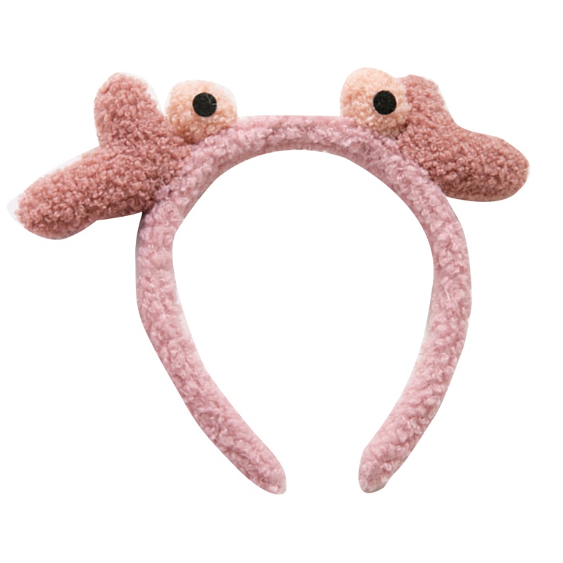 Băng Đô Cài Tóc Rửa Mặt / Trang Điểm Hình Sừng Hươu Bằng Vải Bông Mềm Mại Dùng Hóa Trang / Chụp