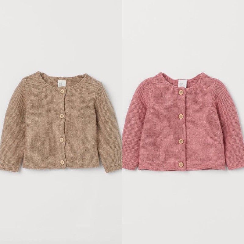 [AUTH] Áo len cadigan H&amp;M Authentic bé gái siêu xinh dày ấm