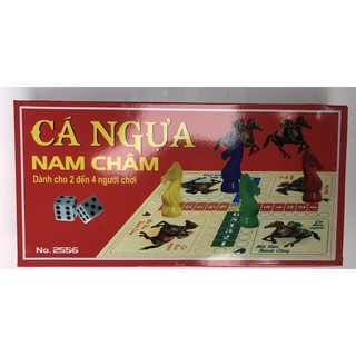 cờ cá ngựa nam châm kt 14x28cm ms 2556