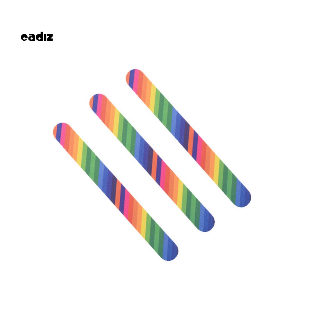 Dụng Cụ Dũa Móng Tay Mini Màu Cầu Vồng Dễ Thương