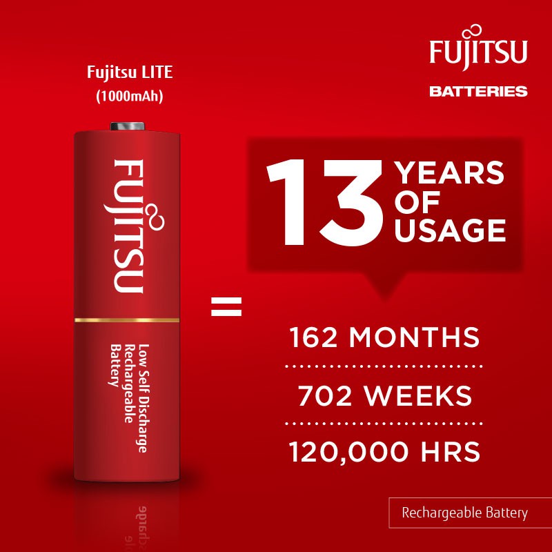 Pin Sạc Fujitsu - HR-3UTLA  - AA 1000mAh