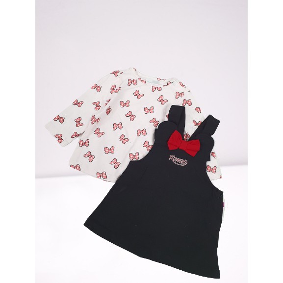 ⚡️THANH LÝ⚡️Set 2 DIS"NEY" "BA"BY áo cotton + váy yếm thô dư xịn | BigBuy360 - bigbuy360.vn