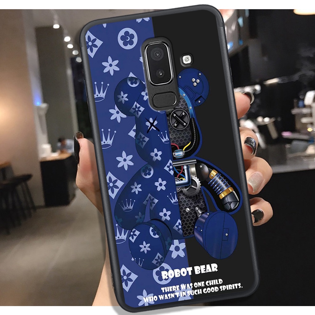 Ốp Lưng Samsung A6 Plus - Samsung A8 Plus - Samsung J6 Plus - Samsung J8 , In Hình BearBrick cực Đẹp.