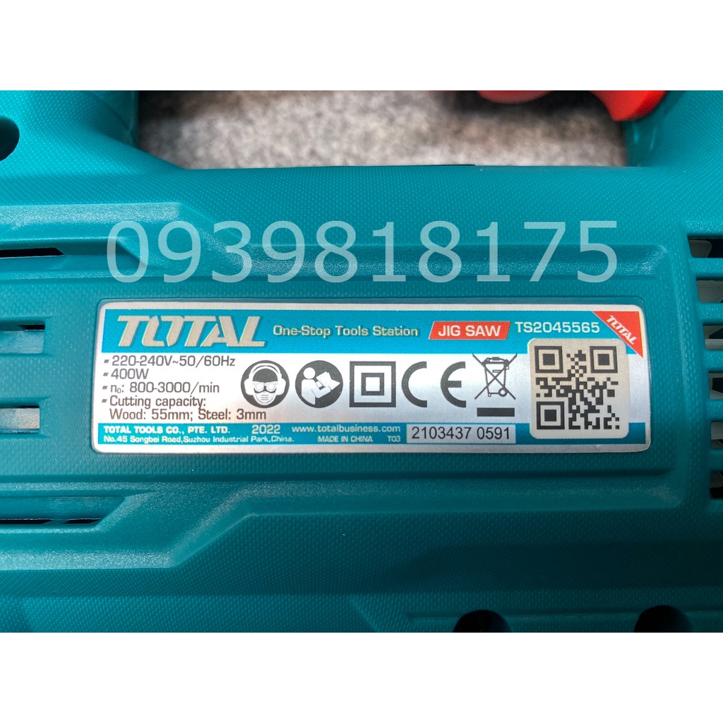 Máy cưa lọng Total 400W TS204556