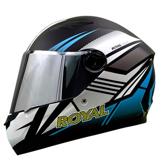 Nón bảo hiểm Fullface cao cấp - Royal M136 - tem V1 xanh dương - Size XL (57-59cm)