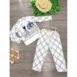 Bộ quần áo ngủ chất lụa satin