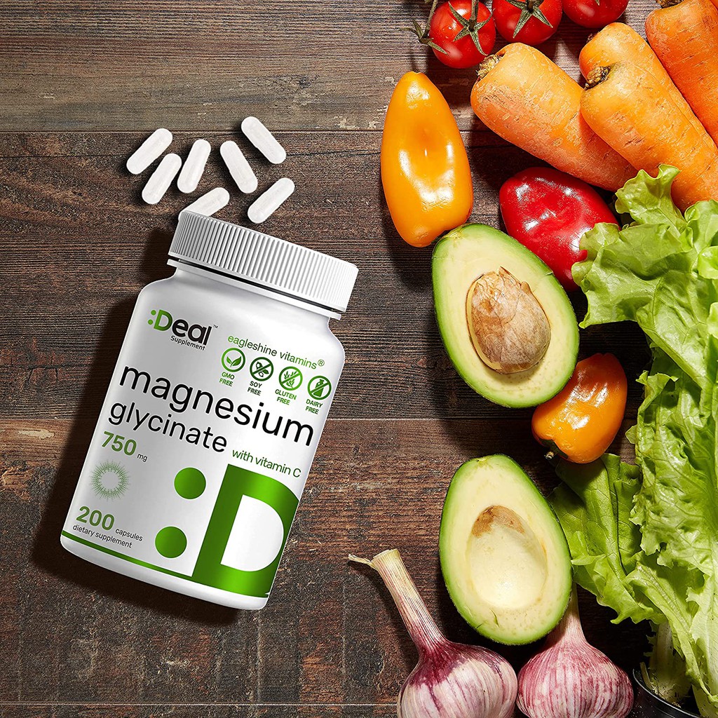 Magnesium Glycinate 200 Viên - Dạng Hấp Thu Tốt của Magnesium Mg