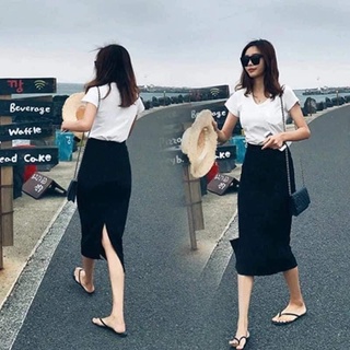 Chân Váy Công Sở Bút Chì Xẻ Sau Peplum Dài 70cm  Bigsize  Body