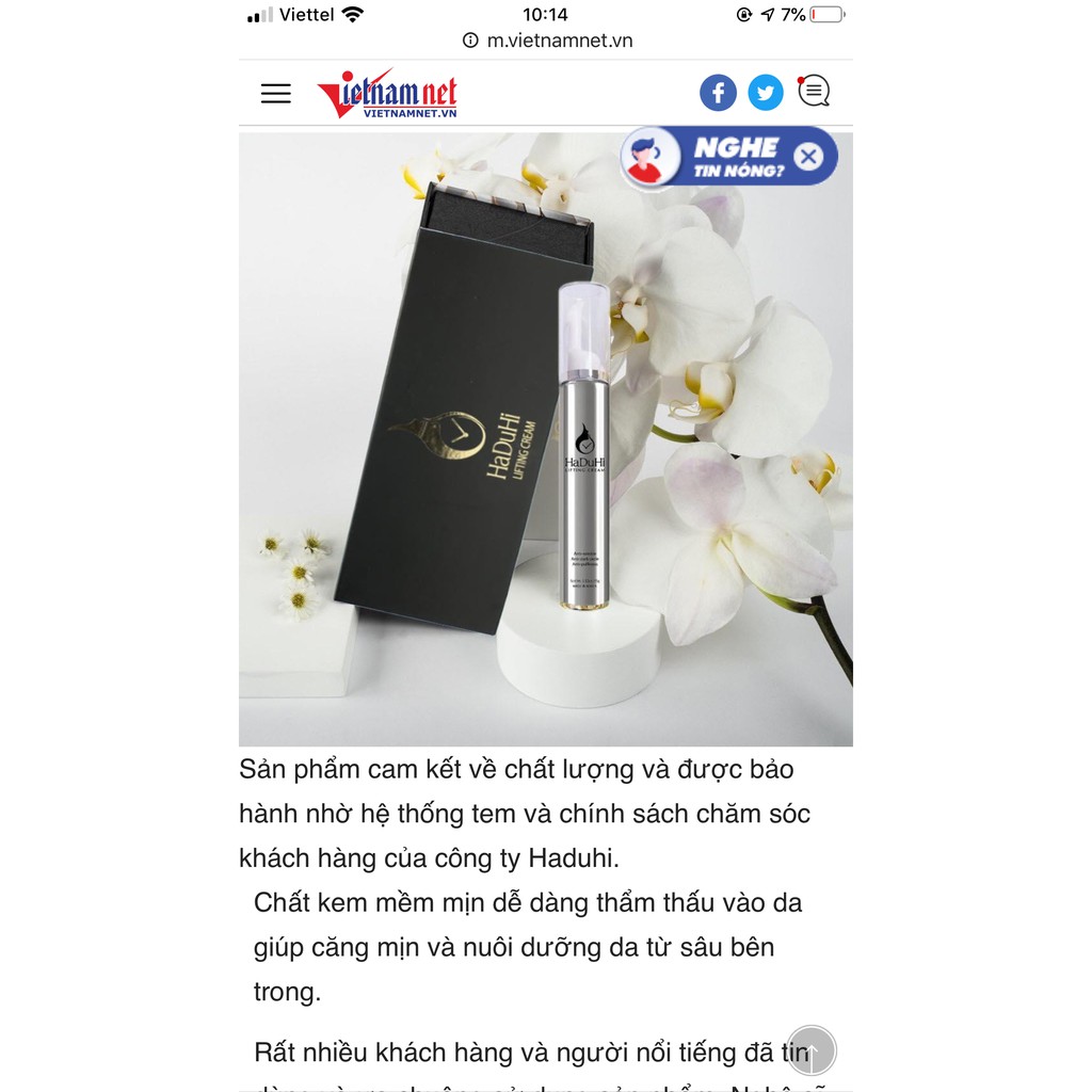 Kem Trị Bọng Mắt Nếp Nhăn Haduhi Xuất Xứ Hàn Quốc- Liệu Trình Cơ Bản 1 Tháng | BigBuy360 - bigbuy360.vn
