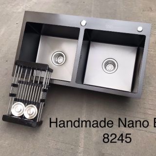 Chậu rửa bát đúc Nano Korea Su304