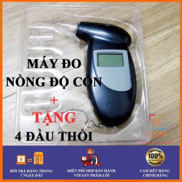 【GIÁ HỦY DIỆT】 Máy Đo Nồng Độ Cồn Hơi Thở -⚡Tặng kèm 4 đầu thổi⚡ Màn Hình Hiển Thị Dạng LCD