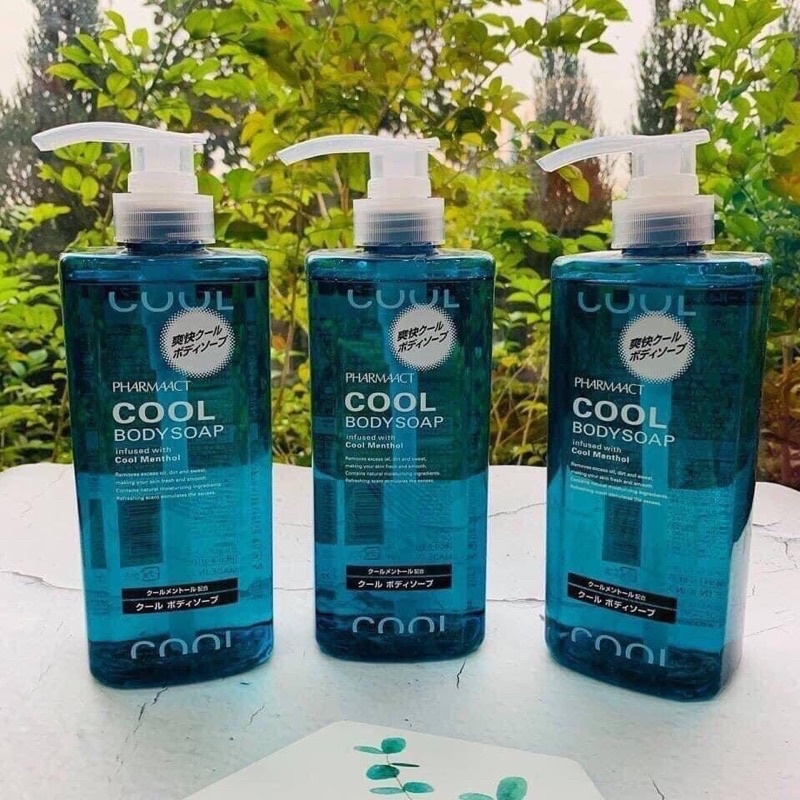 Sữa Tắm Nam Cool Body Soap PHARMAACT NHẬT 600ml