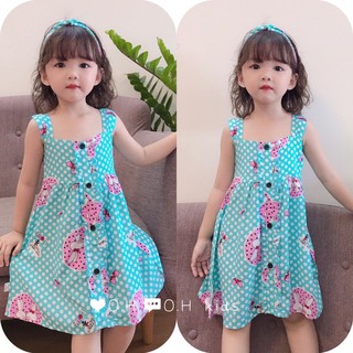 Váy lanh size nhỡ cho bé gái