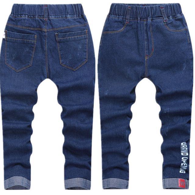 Quần jeans dài hợp thời trang cho bé trai 3-12 tuổi