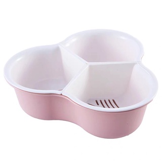 Rổ Nhựa Ấm Gift & Decor Đa Năng Đựng Rau, Thức Ăn 2 Size To Và Bé