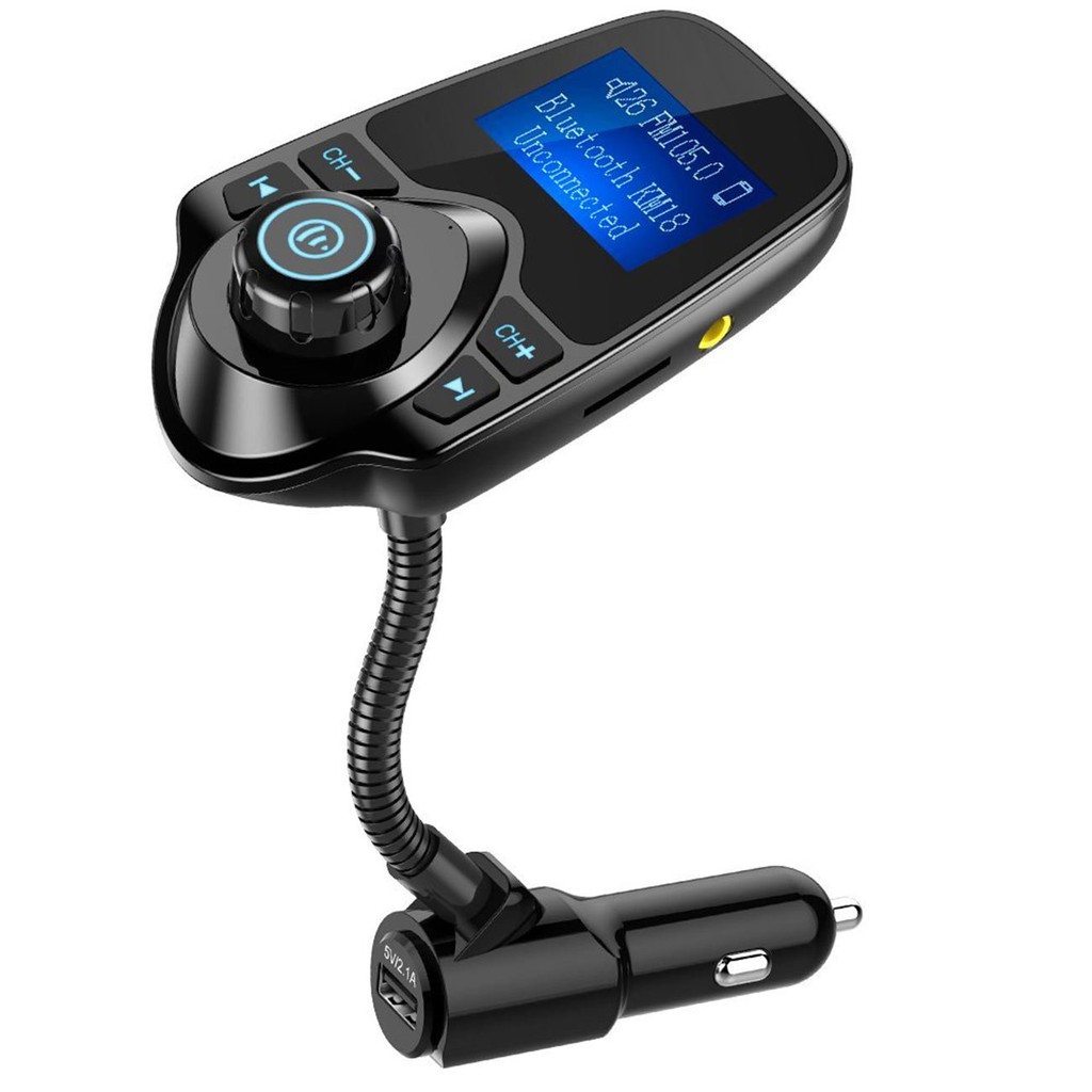 Máy Nghe Nhạc MP3, FM Không Dây Bluetooth Trên Ô TÔ Bằng Tẩu Sạc T10 - T10 Car Wireless MP3