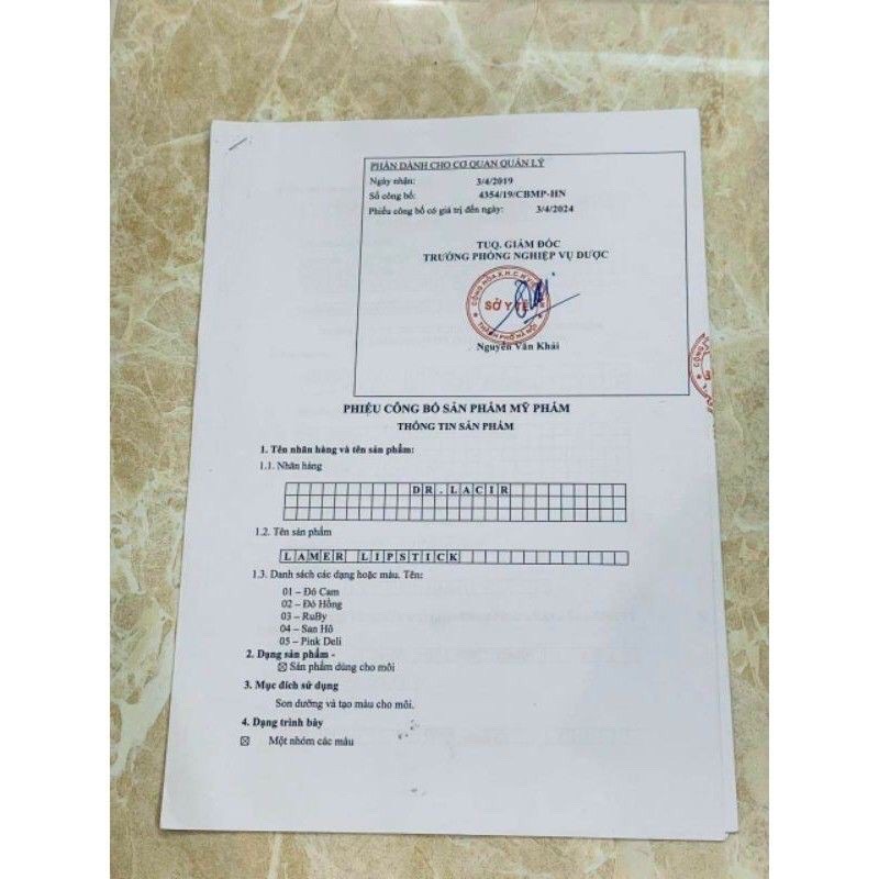 son tươi lamer care drlacir màu đỏ cam | BigBuy360 - bigbuy360.vn