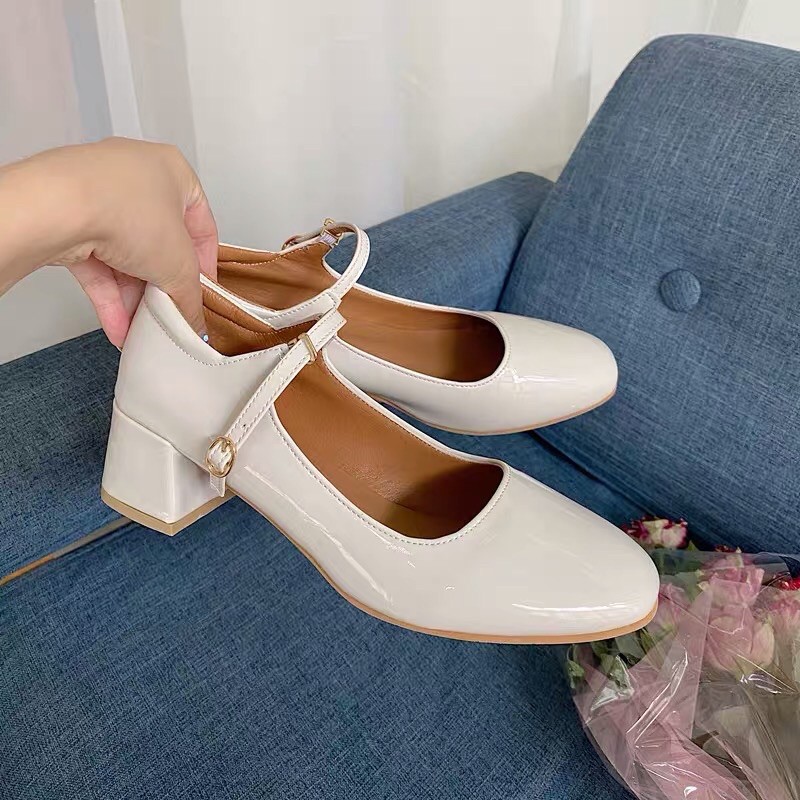 (Sănx nâu 36) GIÀY Mary Jane VINTAGE CAO GÓT / Guốc Lolita ( có ảnh thật) | BigBuy360 - bigbuy360.vn