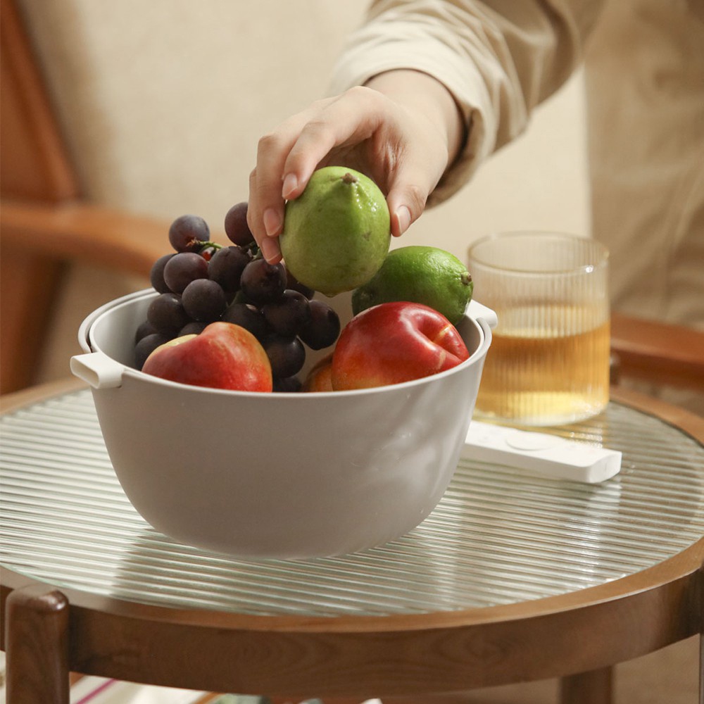 Bộ Thau Rổ Nhựa Nhám Cao Cấp Phong Cách BẮC ÂU