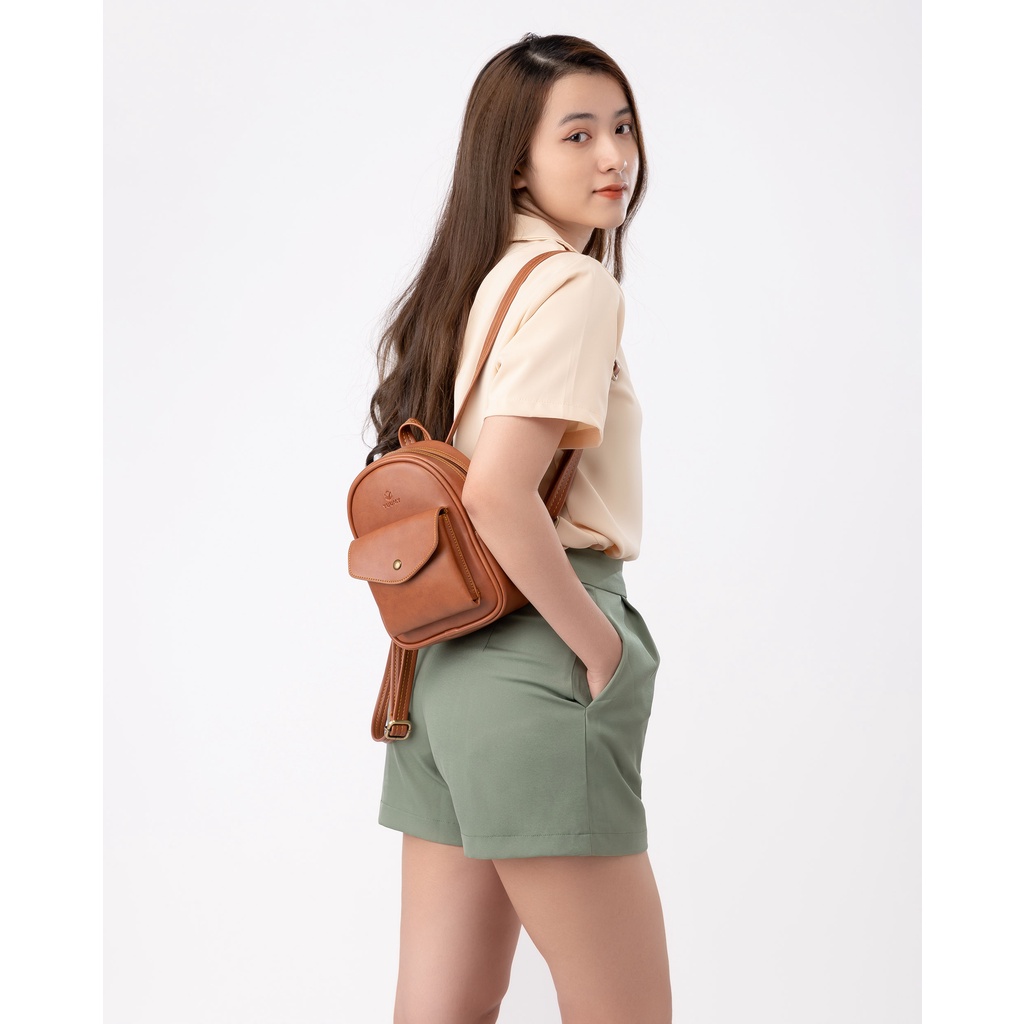 Balo nữ mini da trơn YUUMY Mellow YBA42