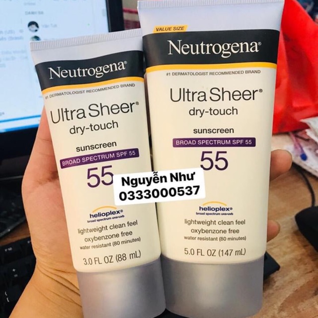 Kem Chống Nắng Neutrogena Mỹ