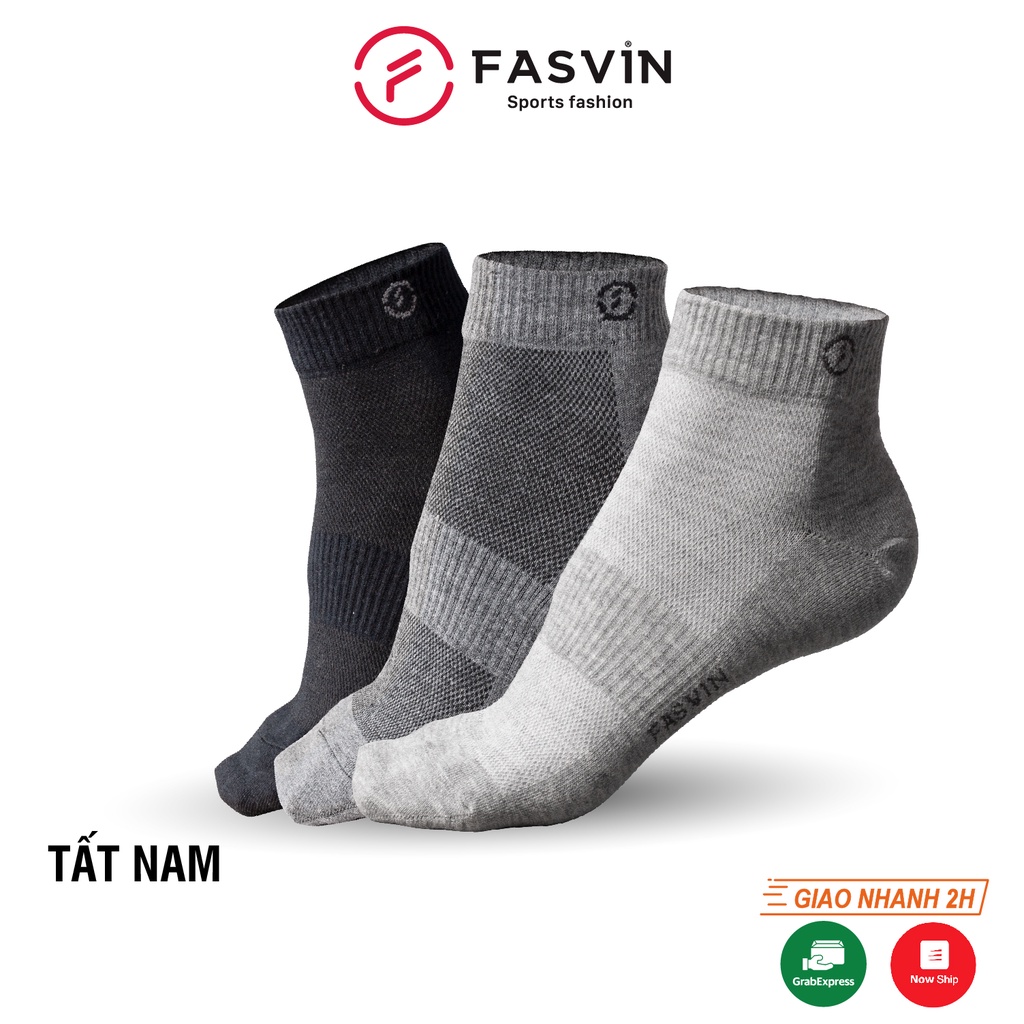 Tất Nam cổ trung Fasvin mềm mịn co giãn tốt TN21902.SG