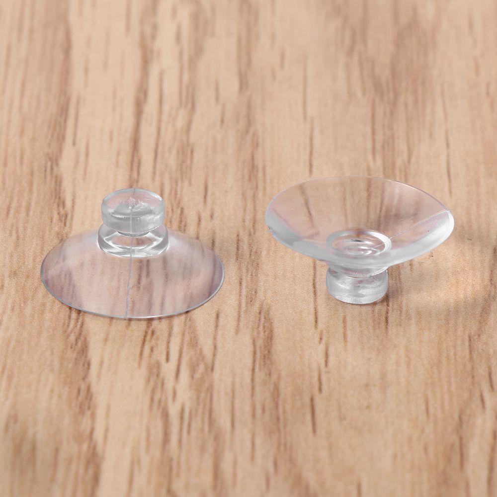 Set 30 Cốc Hút Trong Suốt Hình Nấm 2cm Tiện Dụng