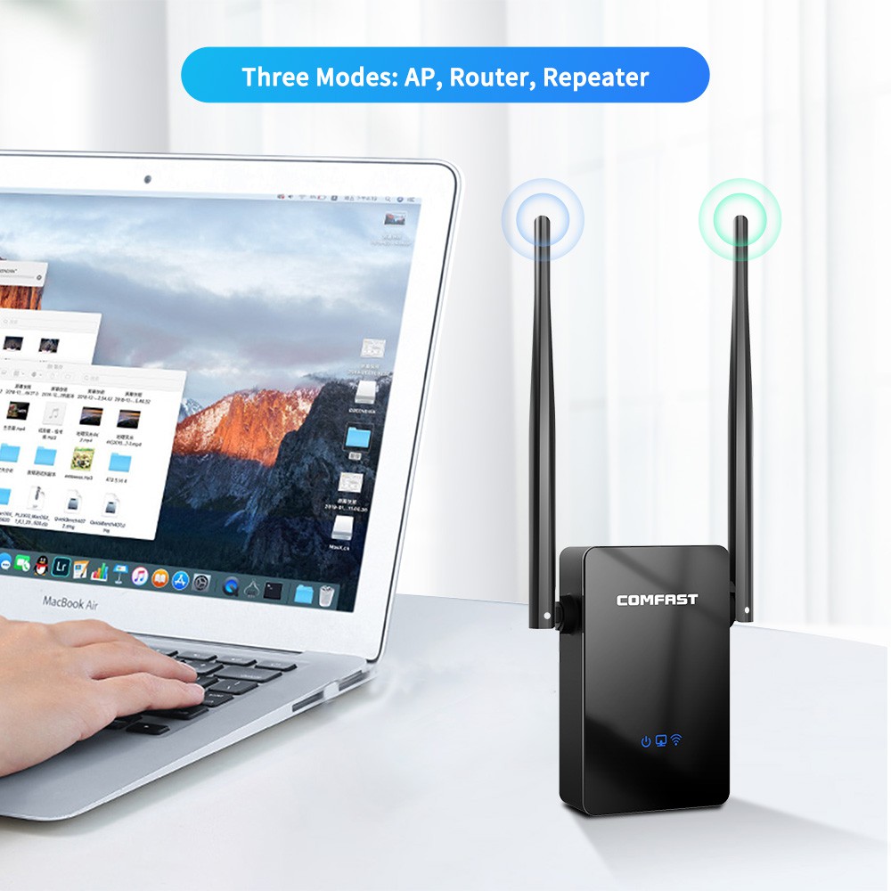 Ăng ten Wifi Comfast CF-WR302S 300mbps 2*10dBi | BigBuy360 - bigbuy360.vn