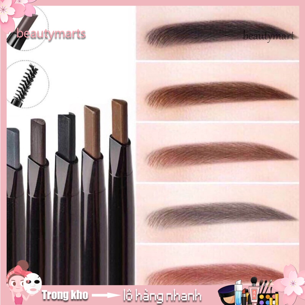 Chì Kẻ Mày Dạng Vặn Không Nhòe Có Đầu Cọ Chải Tiện Dụng