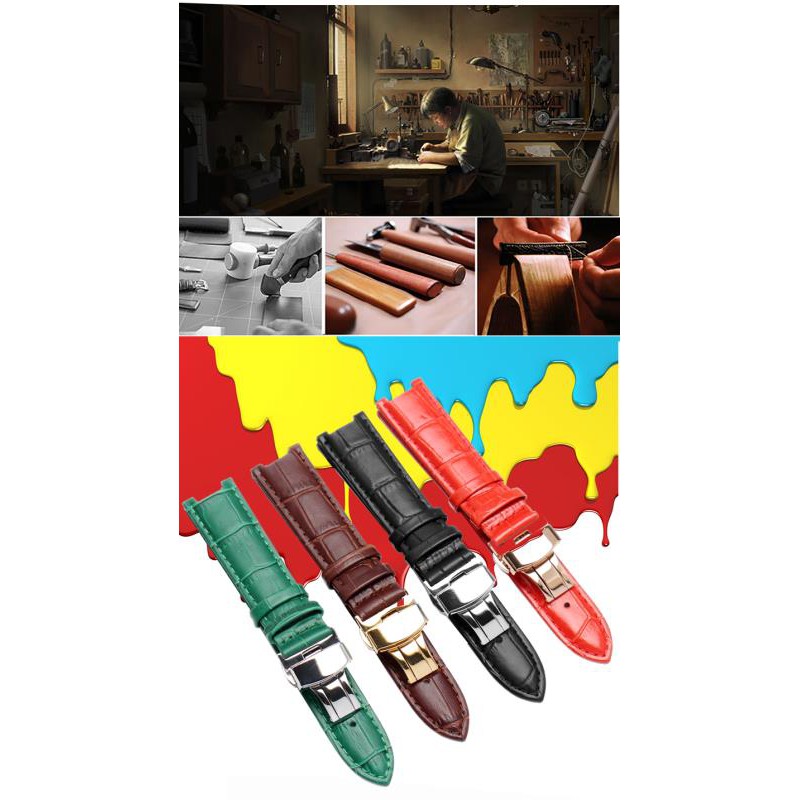 Zunzhideng suitable for MK notch leather strap MK2277 2425 2