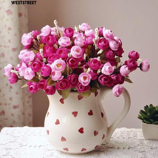 Bó Hoa Nhân Tạo 18 Bông Trang Trí Tuyệt Đẹp