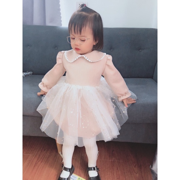 Váy xòe cho bé gái diện tết