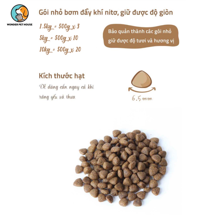 [1.5kg] - Thức ăn hạt hữu cơ Natural Core Bene 3012 cho mèo thịt gà và cá hồi